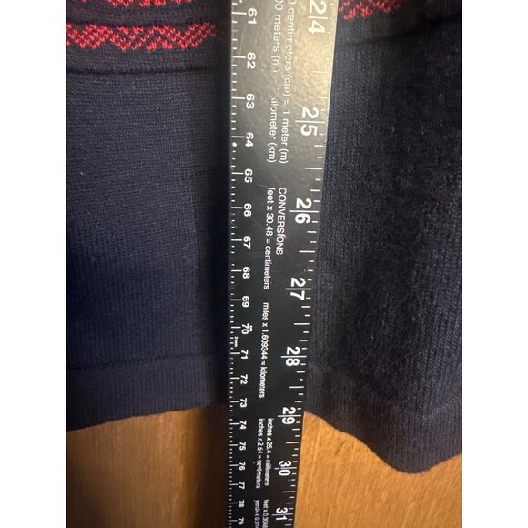 Navy Blue Women’s XL Cardigan Sweater Button Front Preppy Chic Layering - Picture 4 of 7